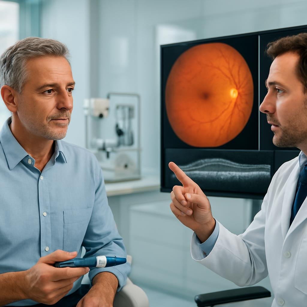 GLP-1 medications eye screening
